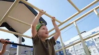 Детский игровой комплекс Домино Северный Мишка Н-1500 и Н-1200 ДИО 03140