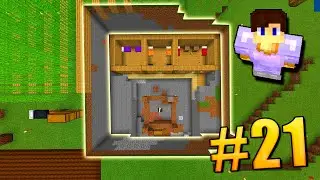 МАЙНКРАФТ ВЫЖИВАНИЕ В ОГРАНИЧЕННОМ МИРЕ! Minecraft PE LetsPlay #21 ДОМА ДЛЯ ЖИТЕЛЕЙ ПОД ЗЕМЛЕЙ!