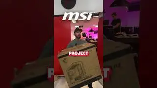 MSI PROJECT ZERO GAMIN PC BUILD! 🔥