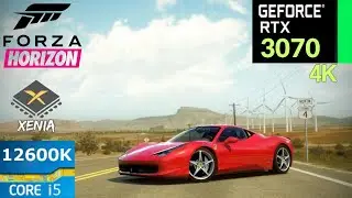 Xenia Emulator Forza Horizon 1 4K | RTX 3070 + i5 12600K