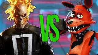 СУПЕР РЭП БИТВА: Фокси VS Призрачный Гонщик ( GHOST RIDER Против FOXY FNAF )