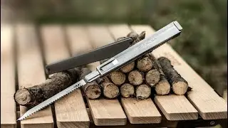 Titaner Tissaw: a CNC-Machined Titanium Folding Hand Saw