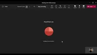 How to present a #PowerPoint #deck in #Microsoft #Teams meeting from presentation itself?