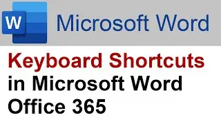 ✔️ Microsoft Word - Keyboard Shortcuts - Standard Keyboard Shortcuts - Office 365