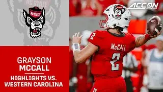 NC State QB Grayson McCall Throws For Over 300 Yards In Wolfpack Debut