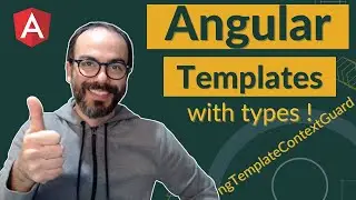 Angular ng-template: Add Types in ng-template