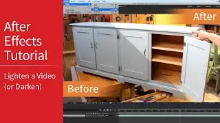 After Effects Tutorial - Brighten a Video