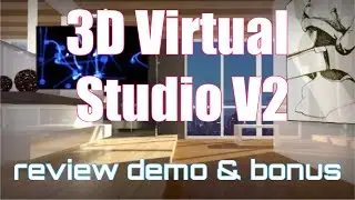 3D Virtual Studio Volume 2 Review Demo Bonus - Brand New 250+ Virtual Studio & Green Screen Bundle