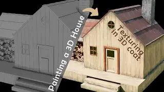 How to texture and colour a house in 3D Coat