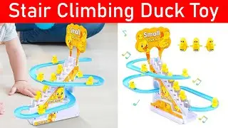 Stair Climbing Duck Toy: Watch This Cute Toy Climb Stairs – Perfect for Kids!