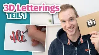 Handlettering 3D Effekte (von einfach bis komplex) - Teil 1