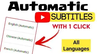 How to Add Subtitles To a YouTube Video - Automatic Subtitles In YouTube Videos