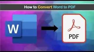 How to Convert Word to PDF - without using any app