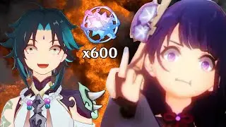 RAIDEN + YOIMIYA 600+ PULLS FOR VIEWERS 😎 | DISCORD: 