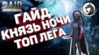 Гайд и Обзор героя Князь Ночи Raid Raid Shadow Legends.