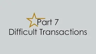 Part 7: Difficult Transactions - Star Session "Growing Your Business Exponentially" March 14, 2018