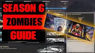 HOW TO COMPLETE ALL SEASON 6 ZOMBIES CHALLENGES IN COLD WAR!