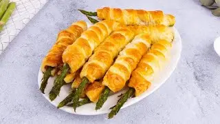 Bacon Asparagus Pastry Twists: an EASY and DELICIOUS APPETIZER 😋