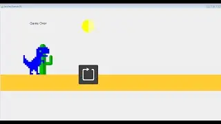 draw dinosaur google chrome pixel with java