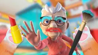 Granny Gets A MAKEOVER! - I Am Cat VR