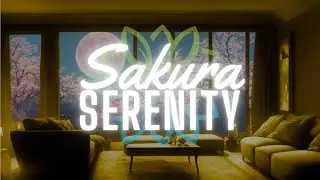 Sakura Serenity: Moonlit Meditation with Cherry Blossoms | Relax & Unwind