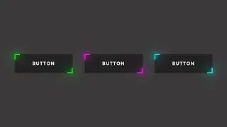 Neon Light Button Animation Effects on Hover Using HTML & CSS