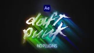 DAFT PUNK Logo Reveal: Animate Liquid Chrome in After Effects | Easy Tutorial