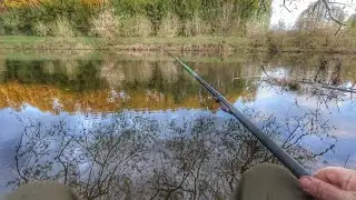 Рыбалка у дома на поплавок по большой воде в начале мая!