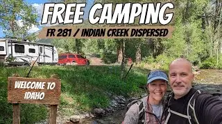 Free Camping | Forest Road 281 \ Indian Creek Dispersed | Idaho\Wyoming