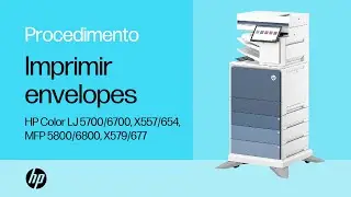 Posicionar e imprimir envelopes | HP Color LaserJet 57/6700, X557/654, MFP 58/6800, X579/677