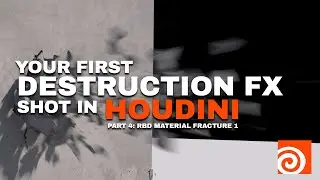 VFX in Houdini | Part 4 | Introduction to RBD Material Fracture