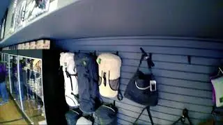 Flying a toy drone in a Headshop