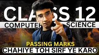 Class 12 Python | Last Day Plan🔥| Class 12 Computer Science 2024 Board Exam