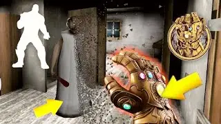 Thanos in Granny horror Game|| Thanos vs granny family|| Epic Battle