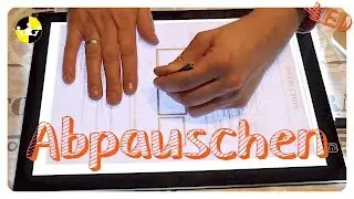 🔴Zeichnen lernen  Abpausen/ Abpauschen   mit dem LED Pannel