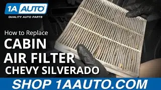 How to Replace Cabin Air Filter 14-19 Chevy Silverado