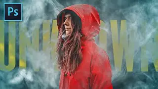 Fog and Text Portrait | Photoshop Tutorial