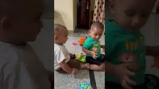 Shanmuk Arjun Fighting 😀😂 #babyfights