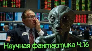 Научная фантастика - Обвал фондового рынка и Капитуляция пришельцев (Нейросеть Leonardo, Haiper)