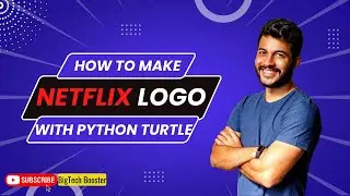 Netflix Logo | How to make Netflix Logo using Python Turtle | Turtle Graphics