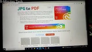 How to convert JPG to PDF online