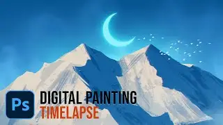 Crescent - Digital Painting Process Timelapse