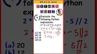 MCQ #4 | Python MCQs | CBSE Class 12 Computer Science #shorts