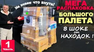 Находки на тысячи долларов! Такого результата мы не ожидали! Мега распаковка палета $500! Часть 1