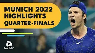 Kecmanovic Faces Basilashvili; Ruud, Rune & More In Action | Munich 2022 Quarter-Final Highlights