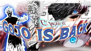gojo is back ?!  chapter 260 || Jujutsu Kaisen || Edit/AMV yuji is about to end sukuna