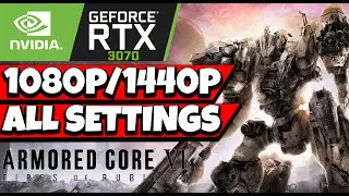Armored Core 6: Fires of Rubicon Gameplay | RTX 3070 | i5-10400F | 1080p 1440p | All Max Setting