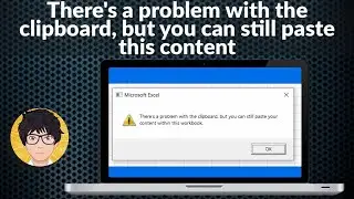 problem with the clipboard, but you can still paste this content Error fixed | clipboard excel