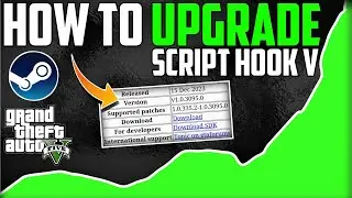 GTA V - HOW TO UPGRADE SCRIPT HOOK V 1.0.3095.0 VERSION | SHIVAXD 2K23