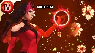 SCARLET WITCH T4 WORLD FIRST!! (PVE BUILD GUIDE) - Marvel Future Fight